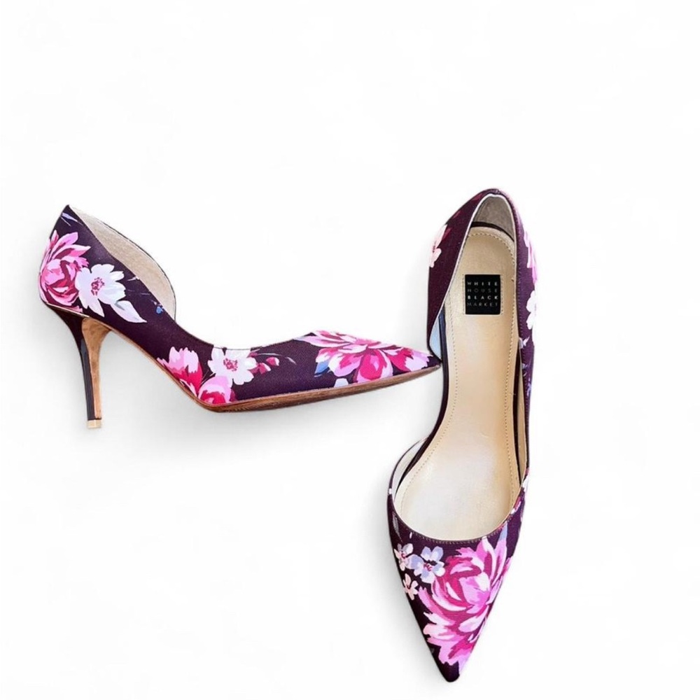 Floral Pointed-Toe Women's Shoes - Picture 3 of 6